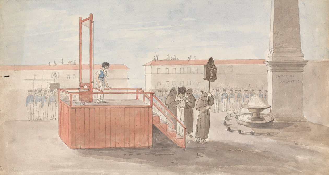 Une exécution, Rome - Isaac Weld