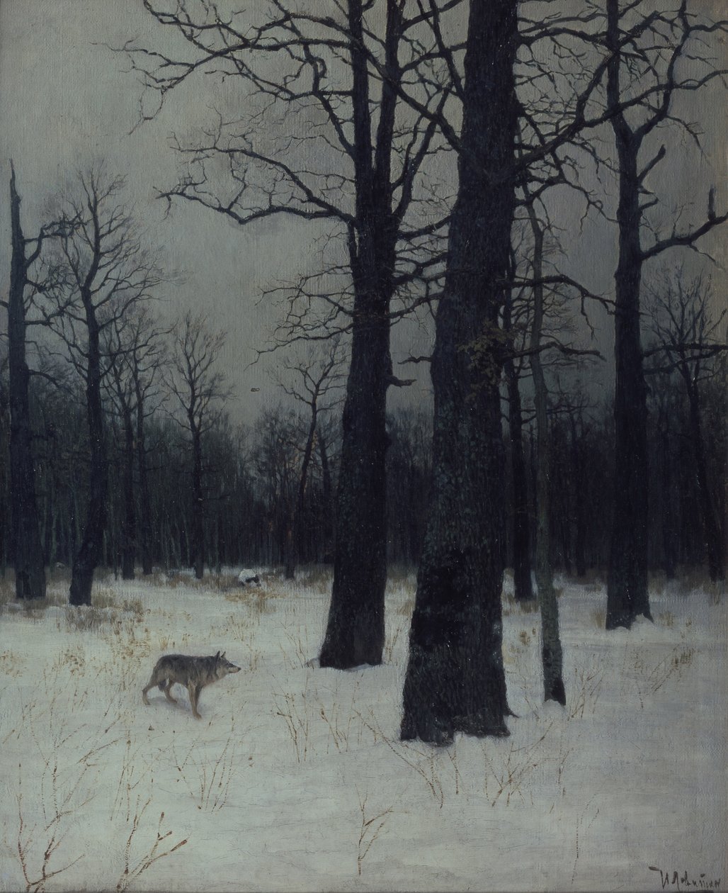 Forêt en hiver, 1885 - Isaak Ilyich Levitan