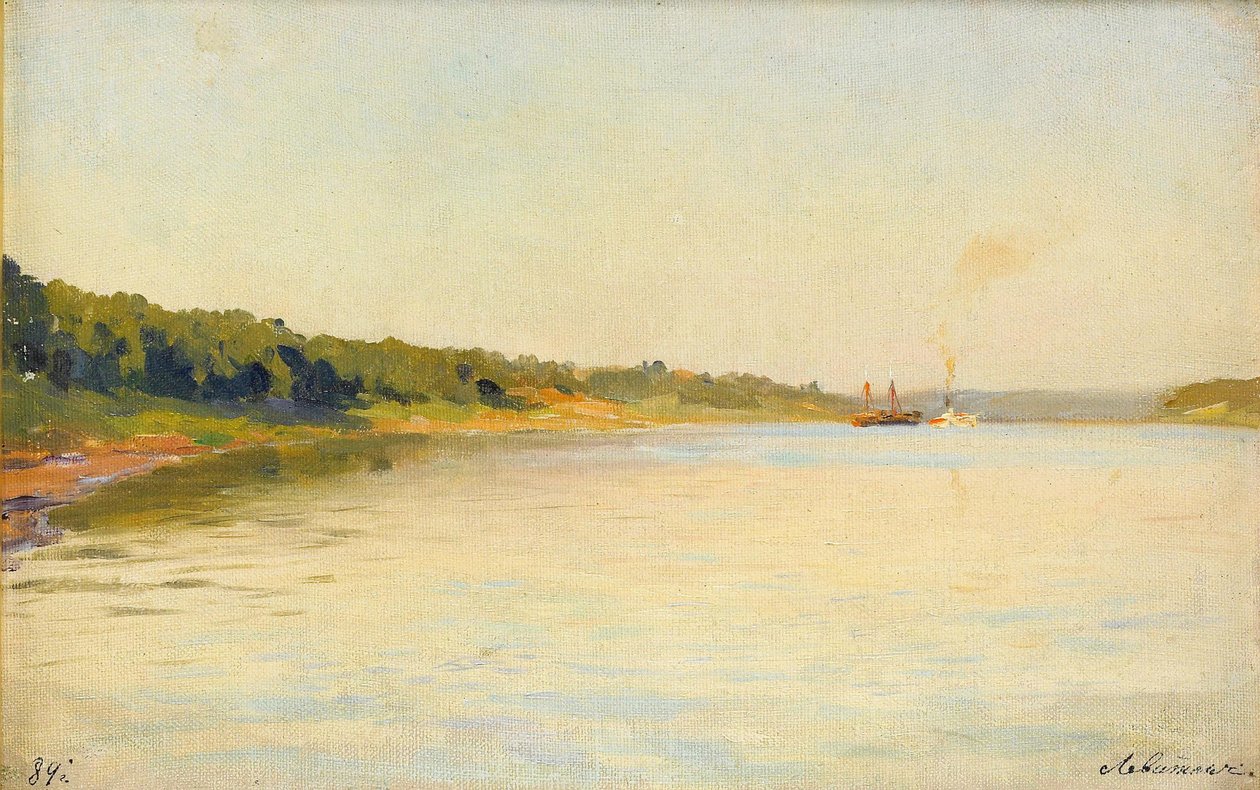 La rive de la Volga - Isaak Ilyich Levitan