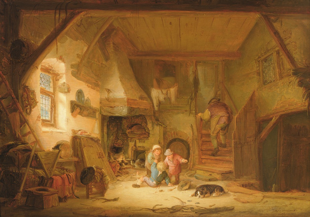 Enfants jouant près d