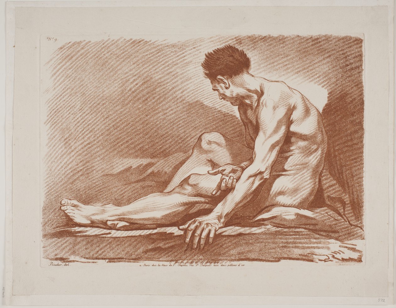 Modèle masculin assis - Isak Henningsen