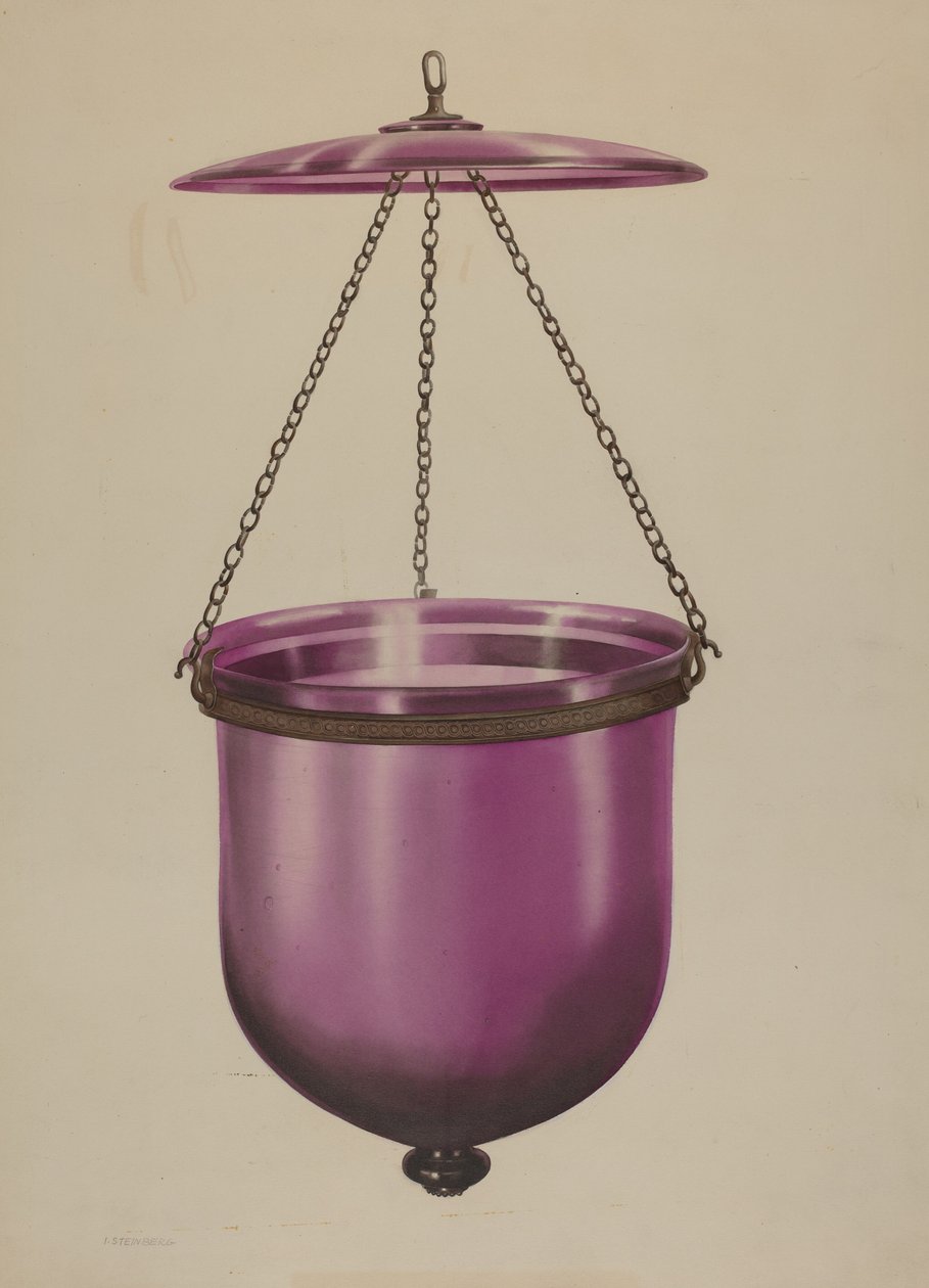 Lampe suspendue - Isidore Steinberg