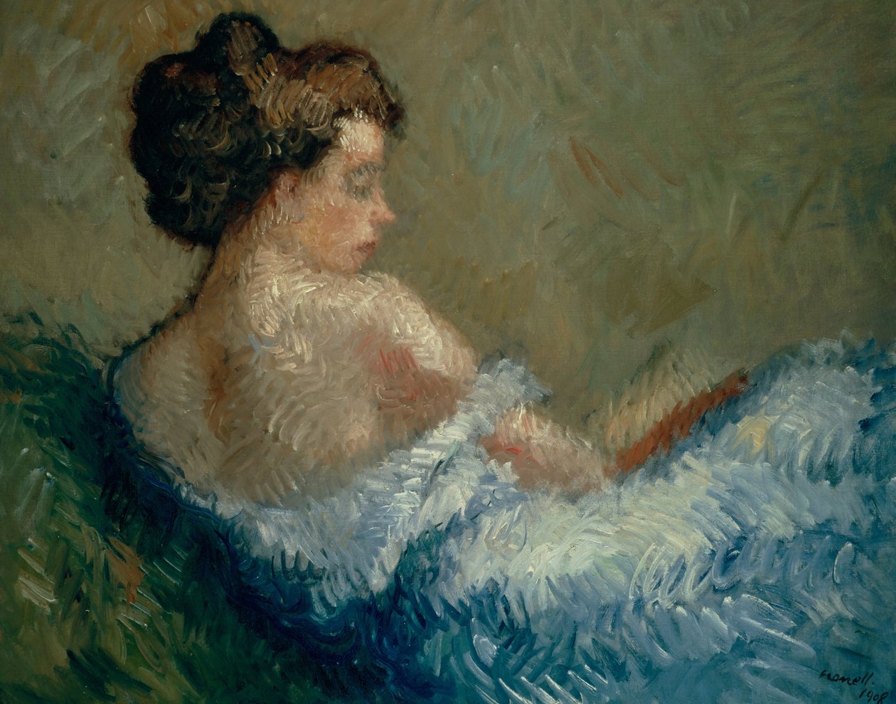 Figure accroupie - Isidre Nonell