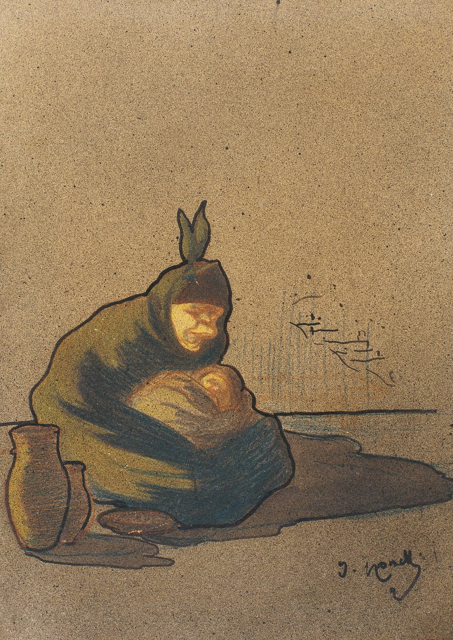 Femme Cretin à Boí - Isidre Nonell