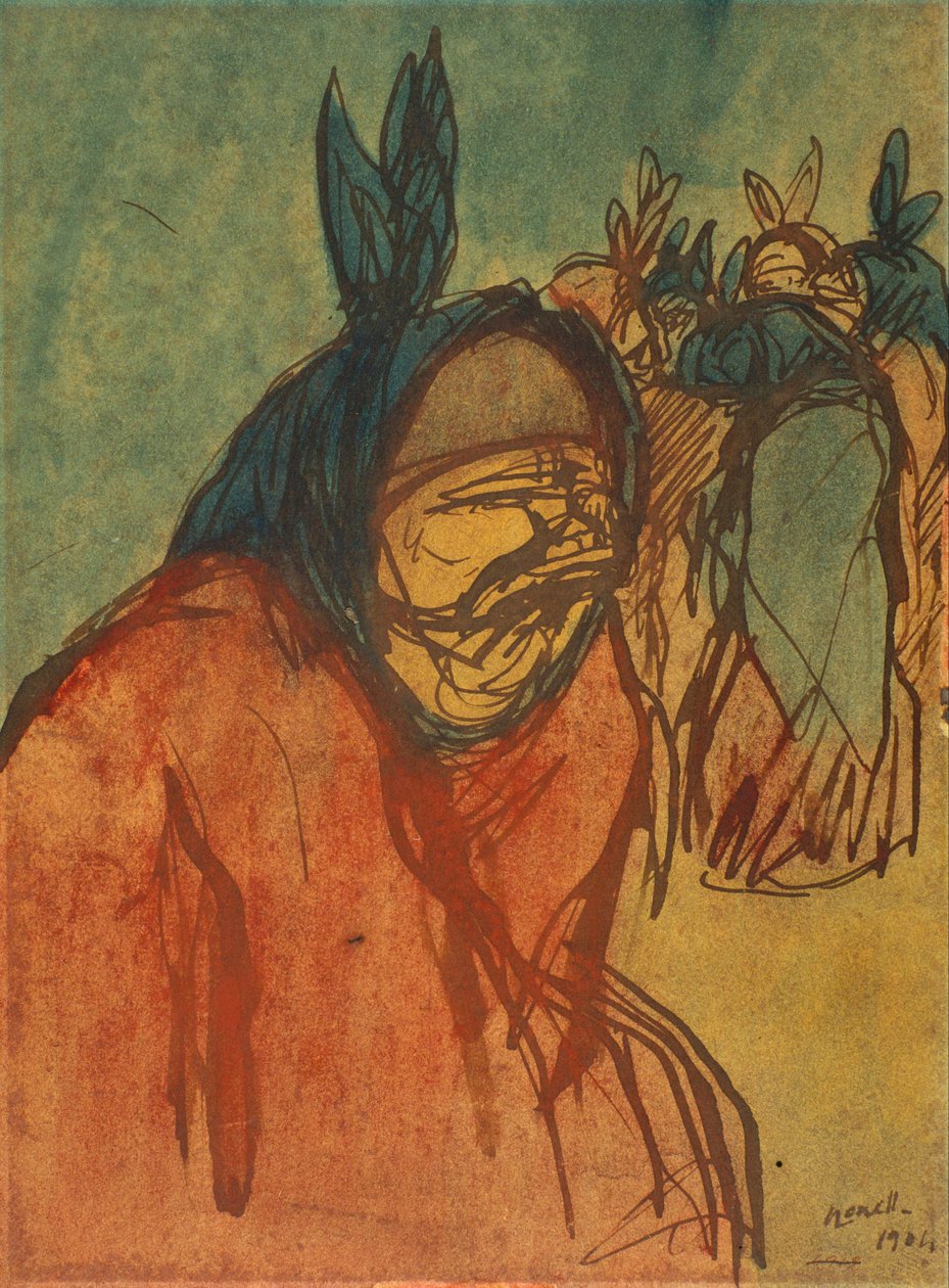 Groupe de Crétins à Boí - Isidre Nonell
