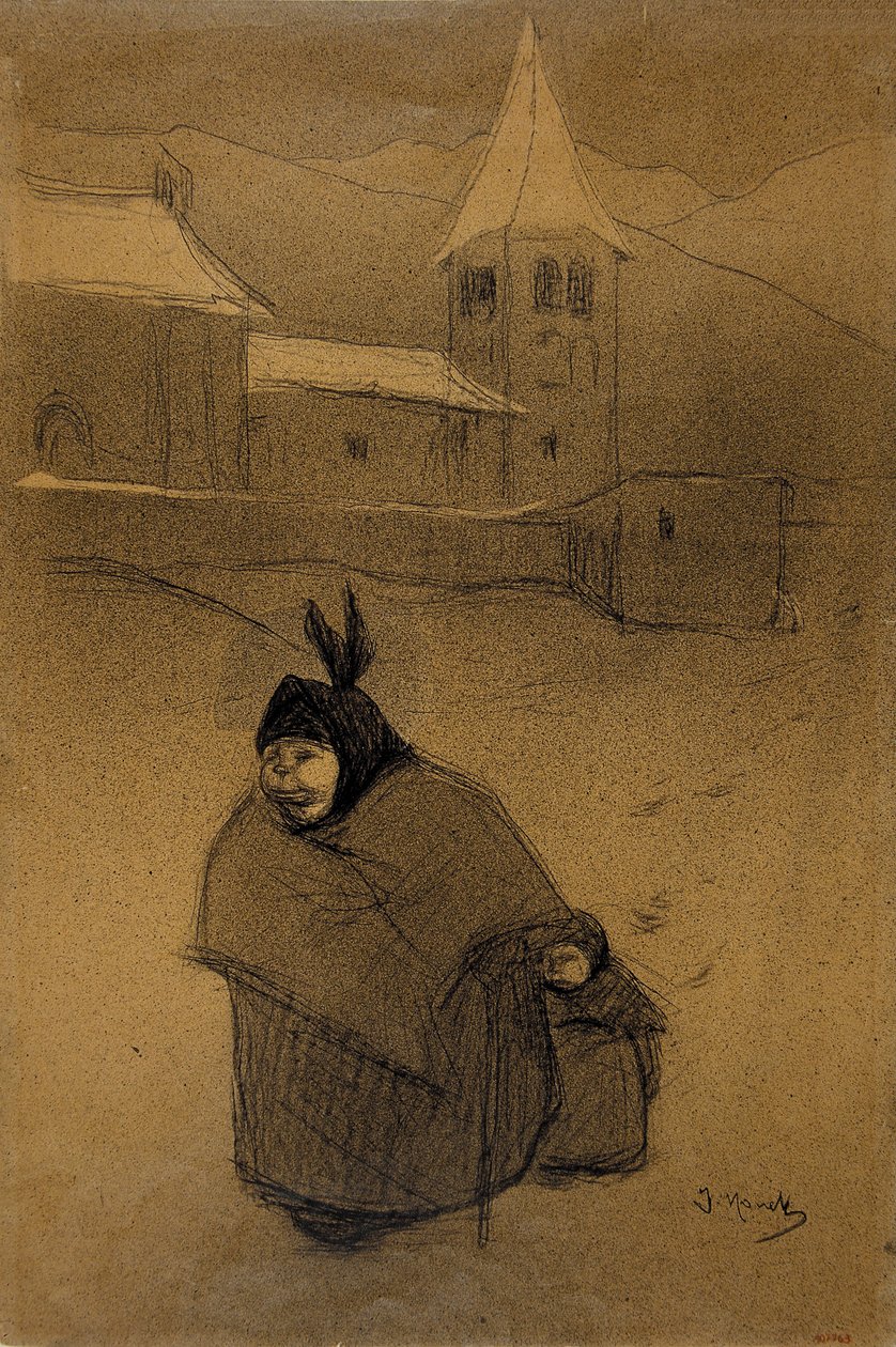 Paysage avec neige - Isidre Nonell
