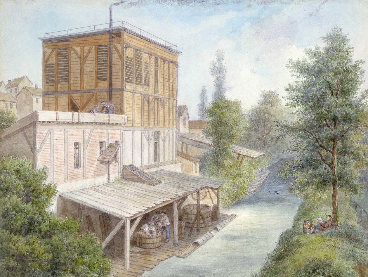 La Bièvre à Gentilly, 1865 - Isodore Laurent Deroy