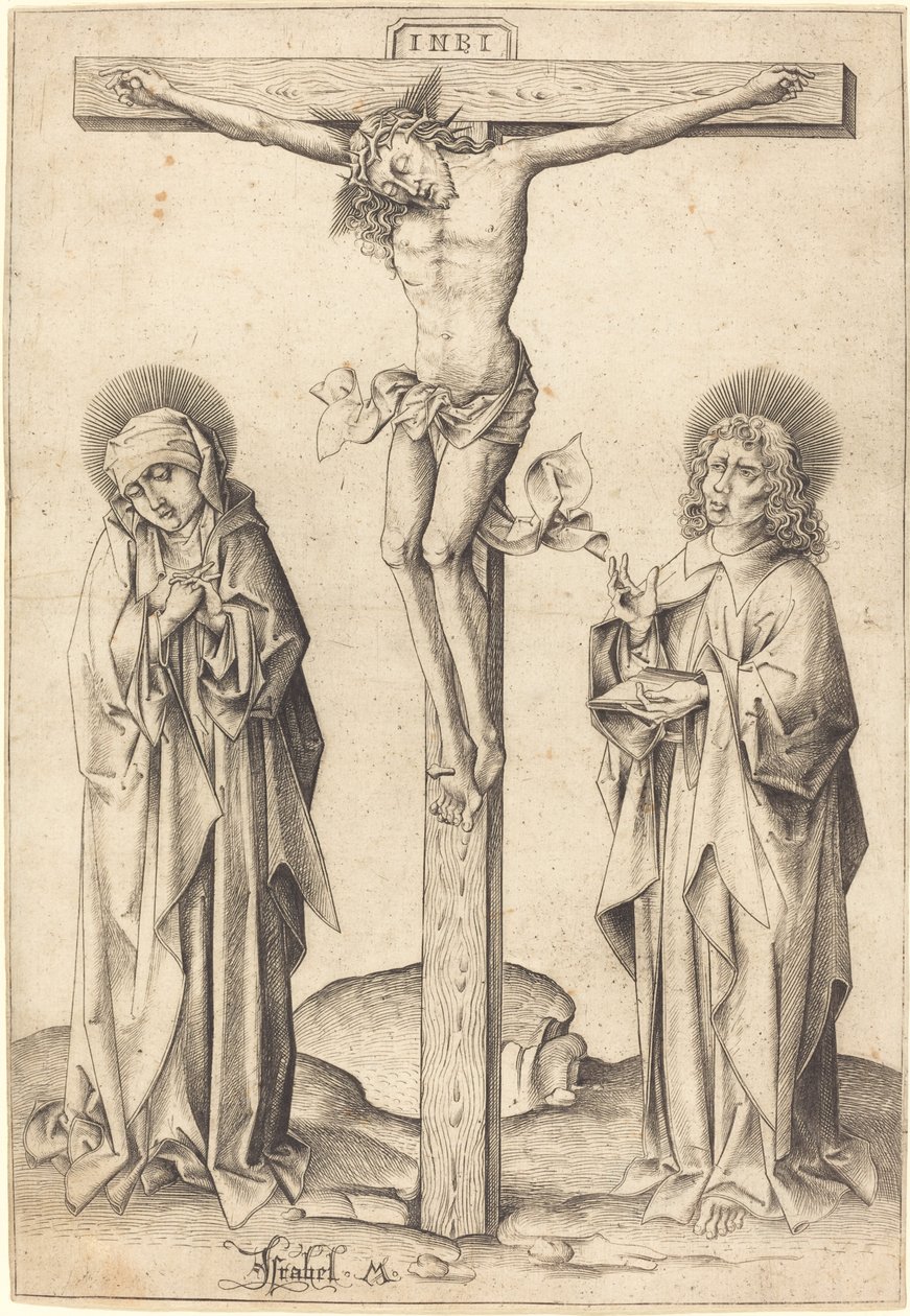 Crucifixion - Israhel van Meckenem