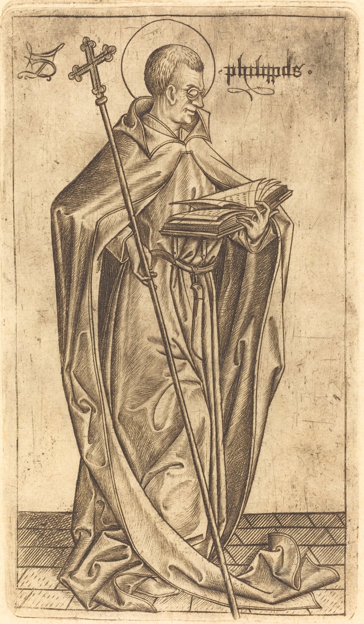 Saint Philippe - Israhel van Meckenem after Master E.S.