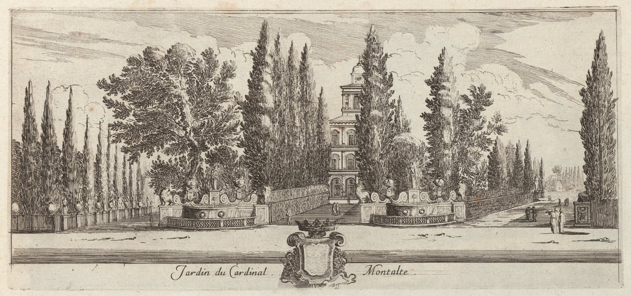Jardin du Cardinal Montalte - Israël Silvestre