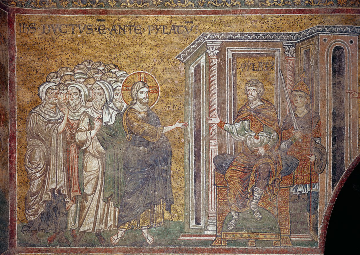 Le Christ devant Pilate - Italian School