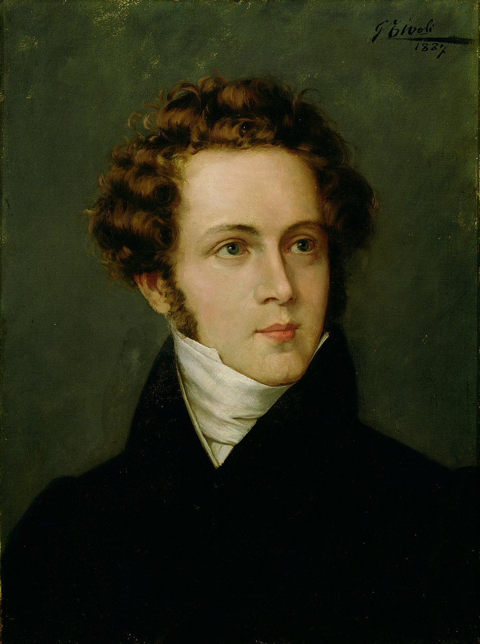 Portrait de Vincenzo Bellini, 1887 - Italian School