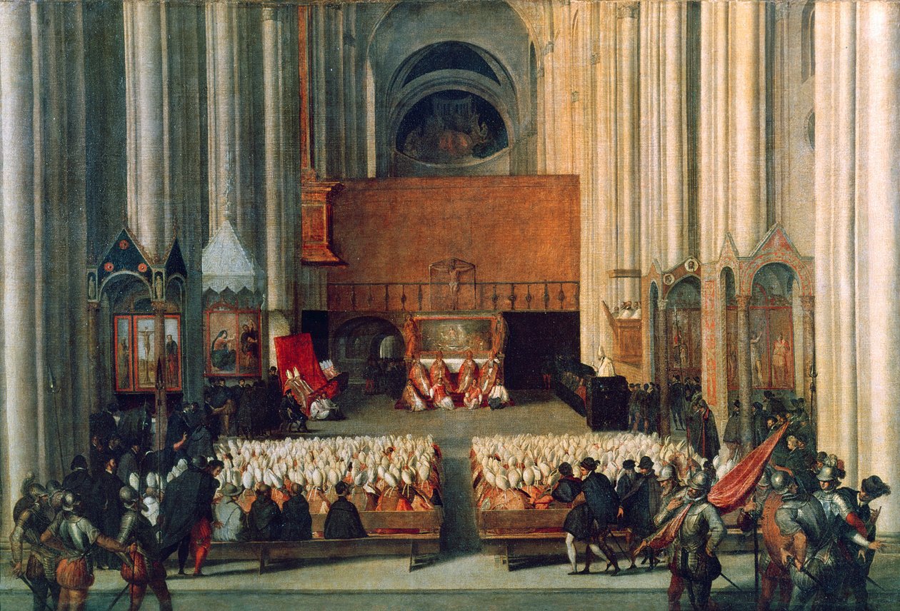 Le Concile de Trente, 4 décembre 1563 - Italian School