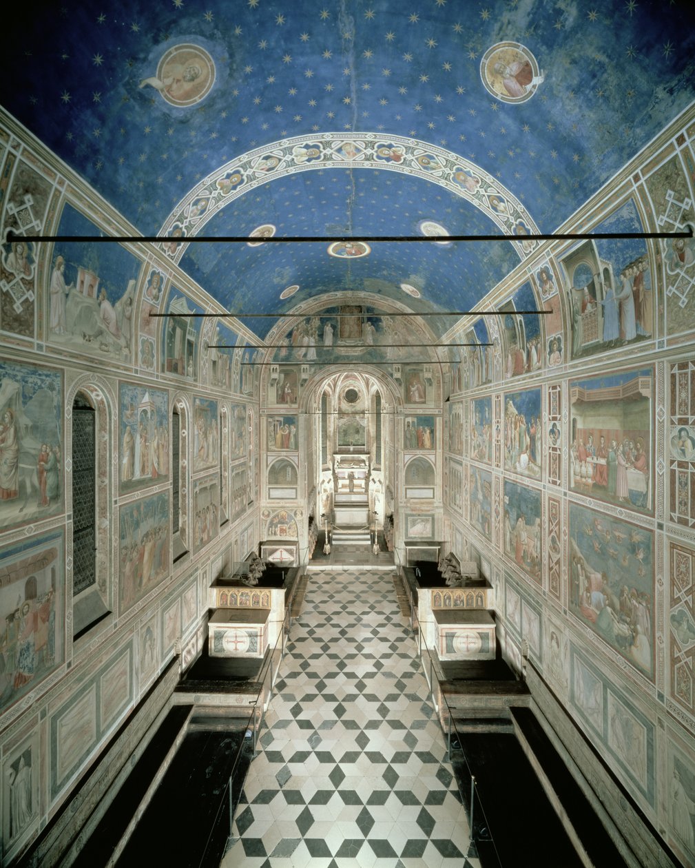 Vue de la Chapelle vers le Grand Autel, c.1303-5 - Italian School