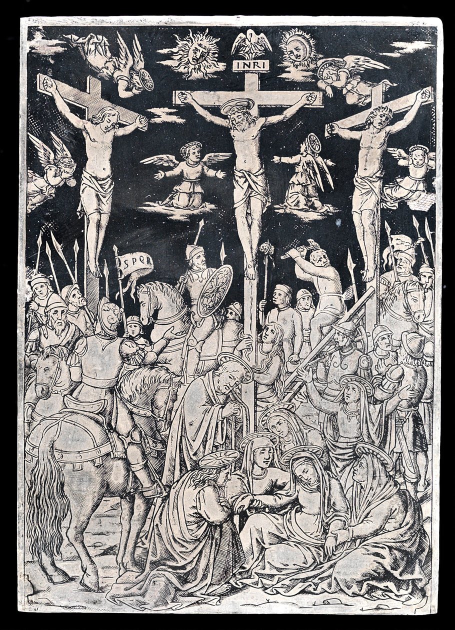 Pax avec Christ sur la Croix - Italian 15th Century