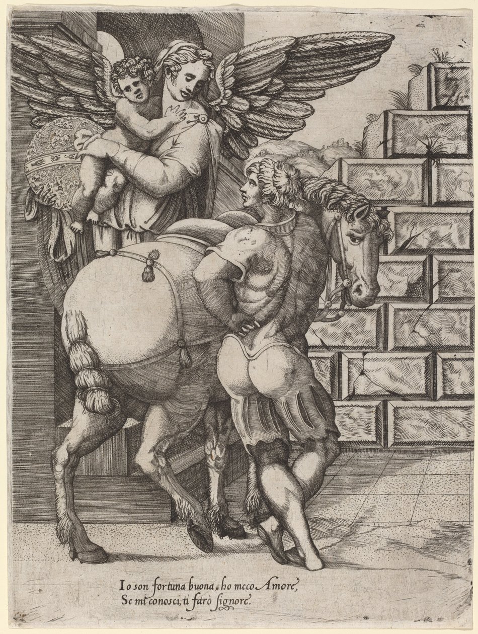 Allégorie de la fortune - Italian 16th Century