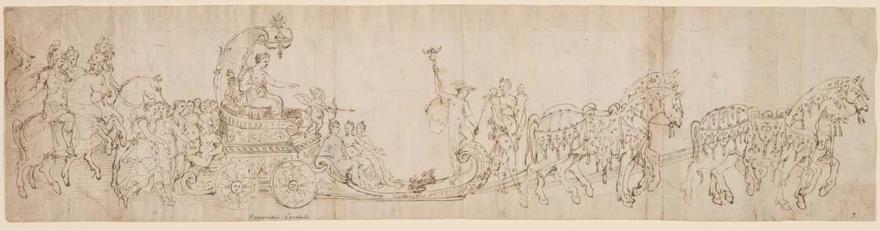 Le Triomphe de Vénus - Italian 16th Century