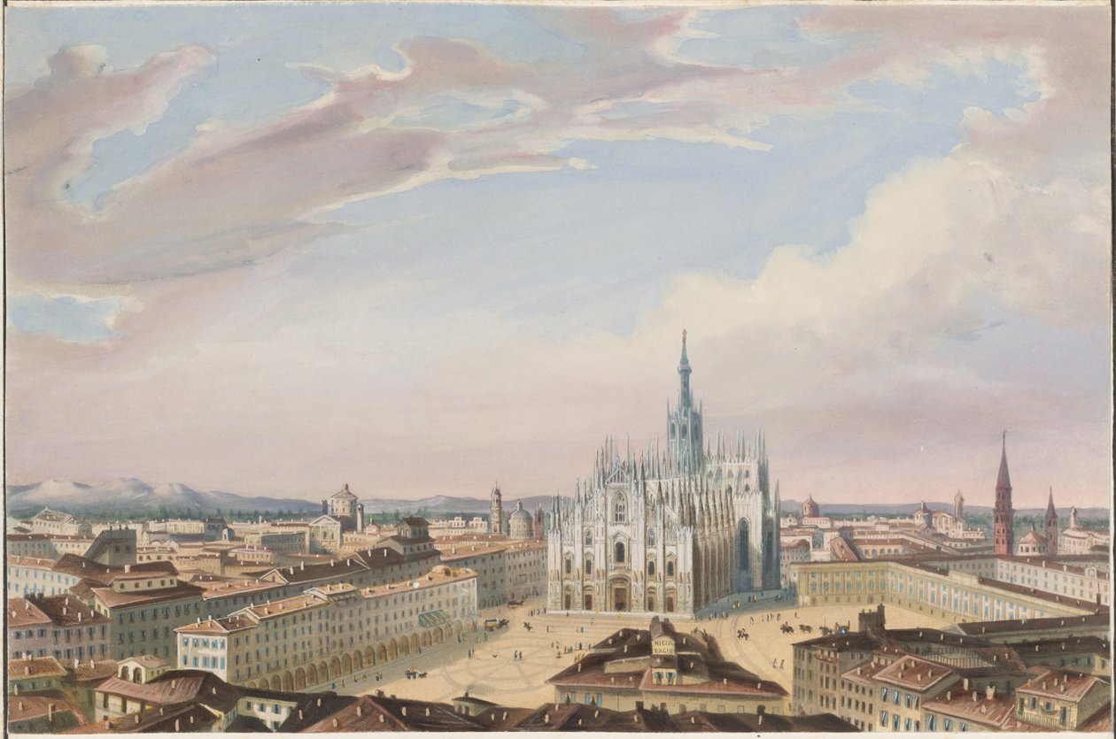 Cathédrale de Milan - Italian 19th Century