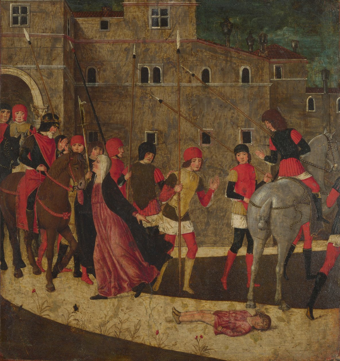 La pétition de la veuve, entre 1475 et 1500 - Italian Master