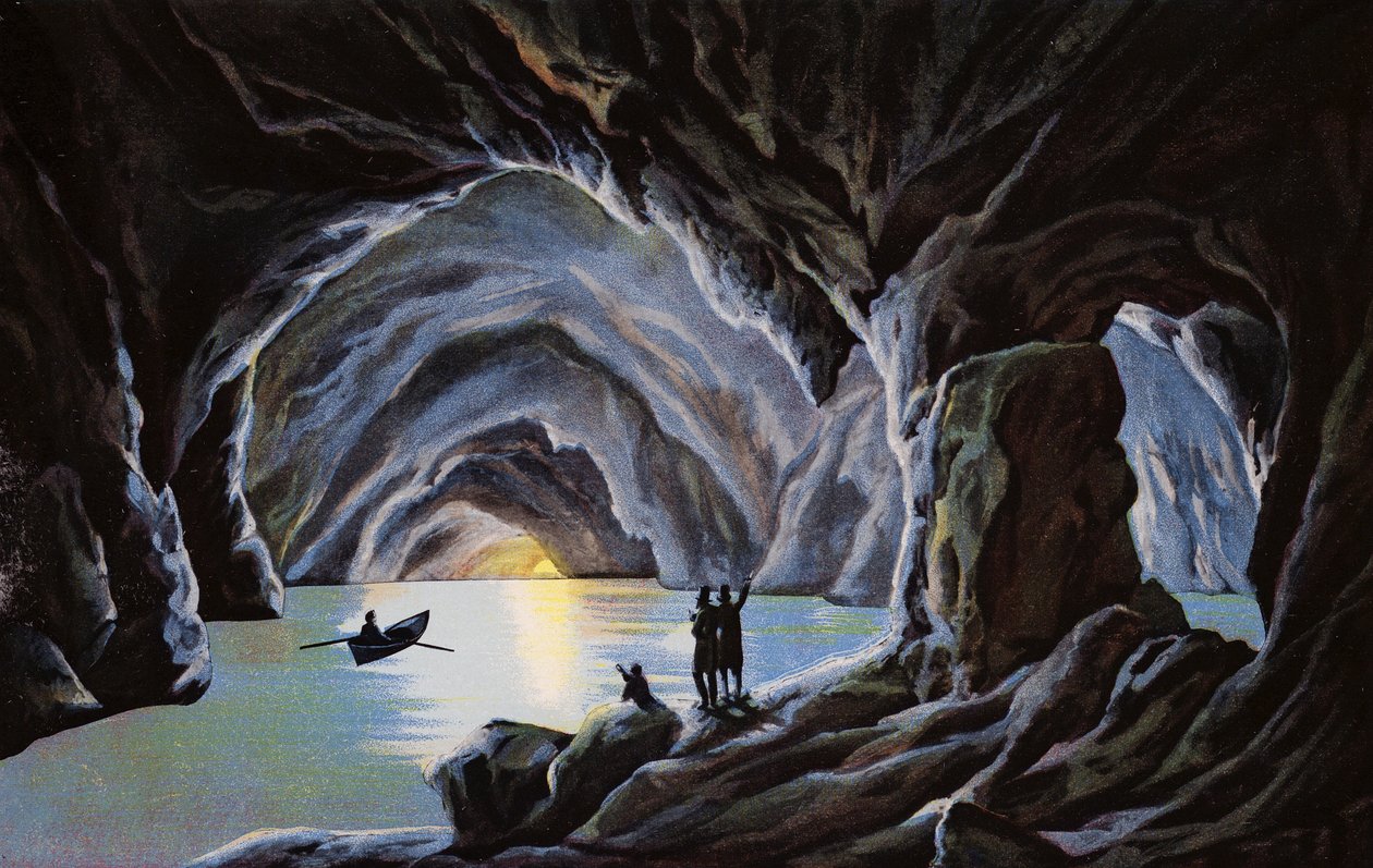 Capri, Grotte bleue (photo couleur) - Italian Photographer