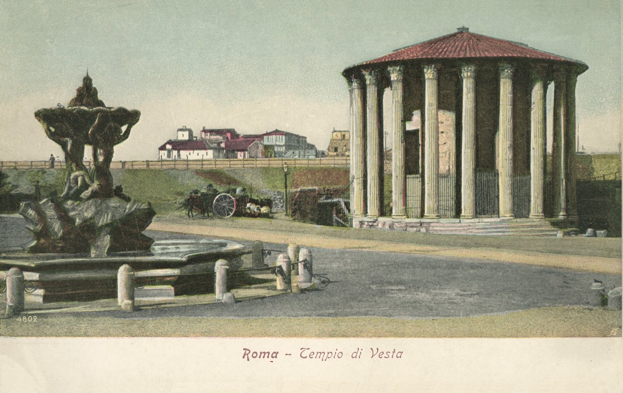 Rome, Italie, Temple de Vesta - Italian Photographer