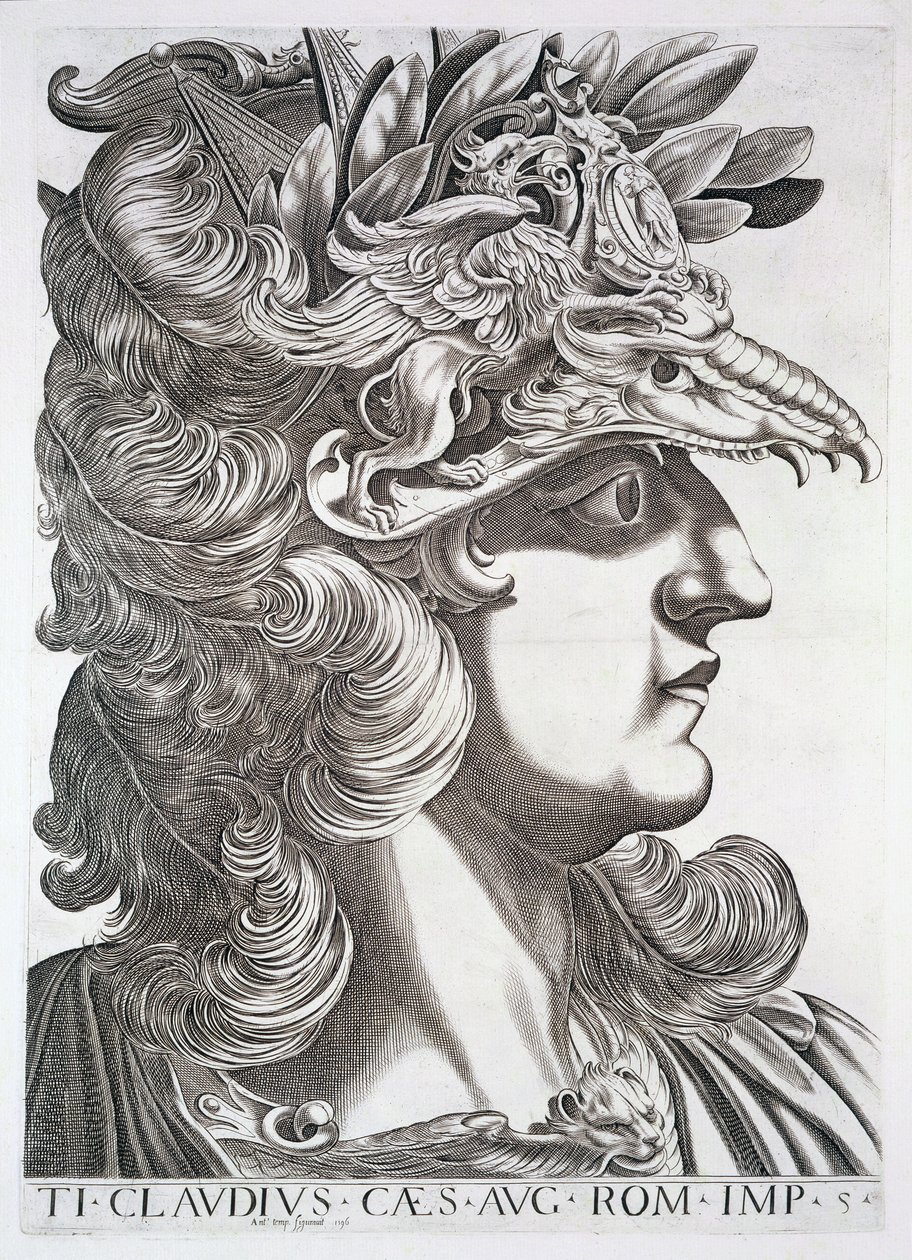 Claude César (10 av. J.-C.-54 ap. J.-C.) - Italian School