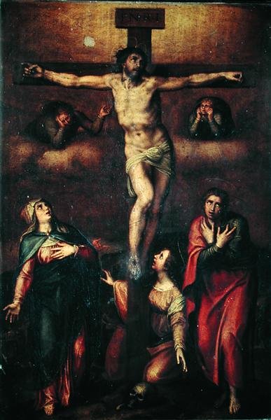 Crucifixion - Italian School