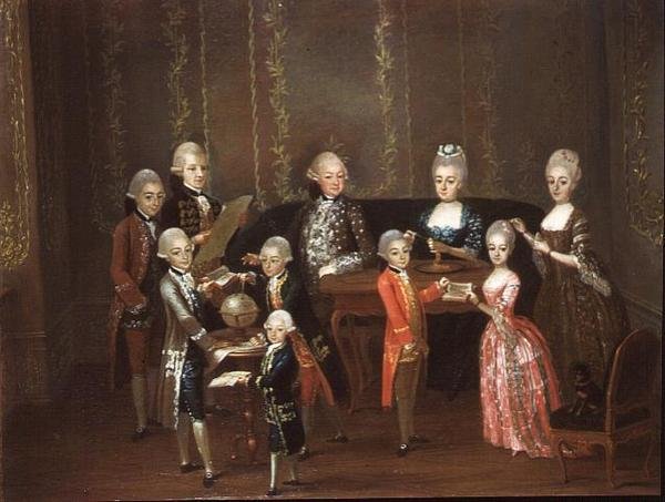 Intérieur familial élégant - Italian School