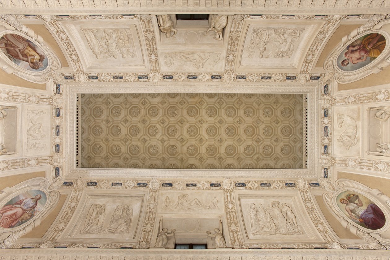 Quatre saisons et plafond - Italian School