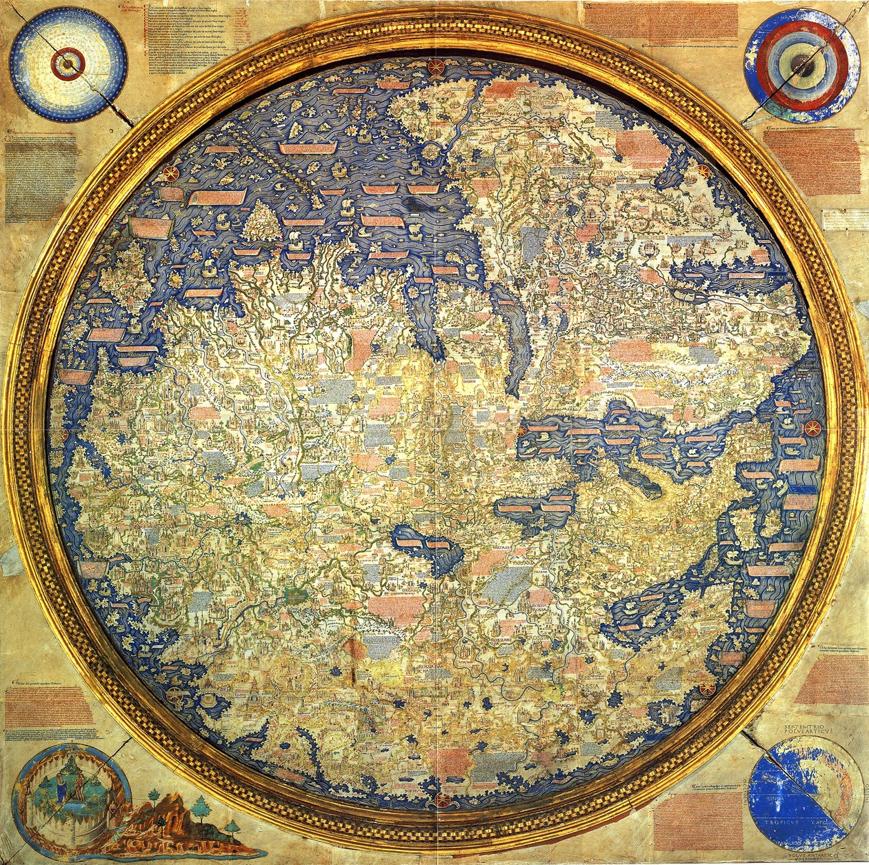 Carte de Fra Mauro - Italian School