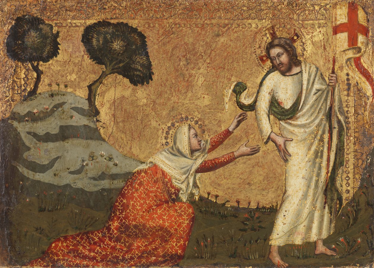 Noli me tangere, 1350-75 - Italian School