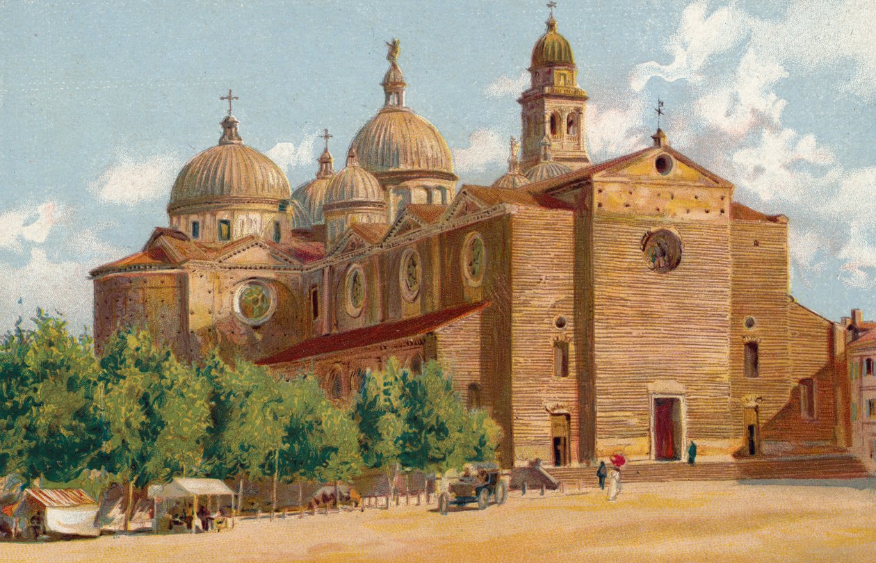 Padoue / Padoue : Basilique Sainte-Justine (chromolitho) - Italian School