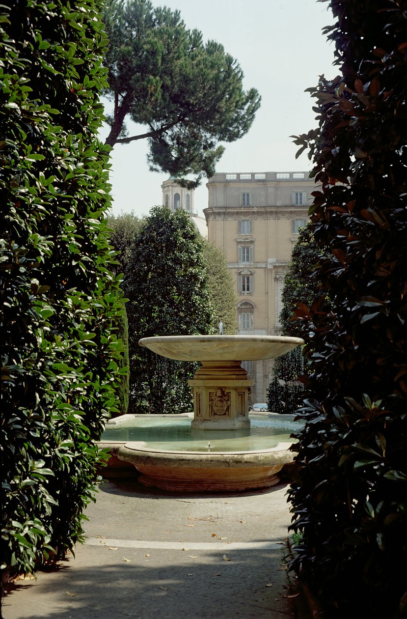 Fontaine de la Piazza Santa Marta - Italian School