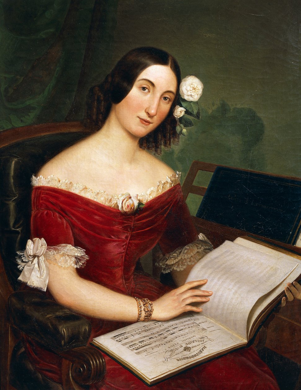 Portrait de Giuseppina Strepponi - Italian School