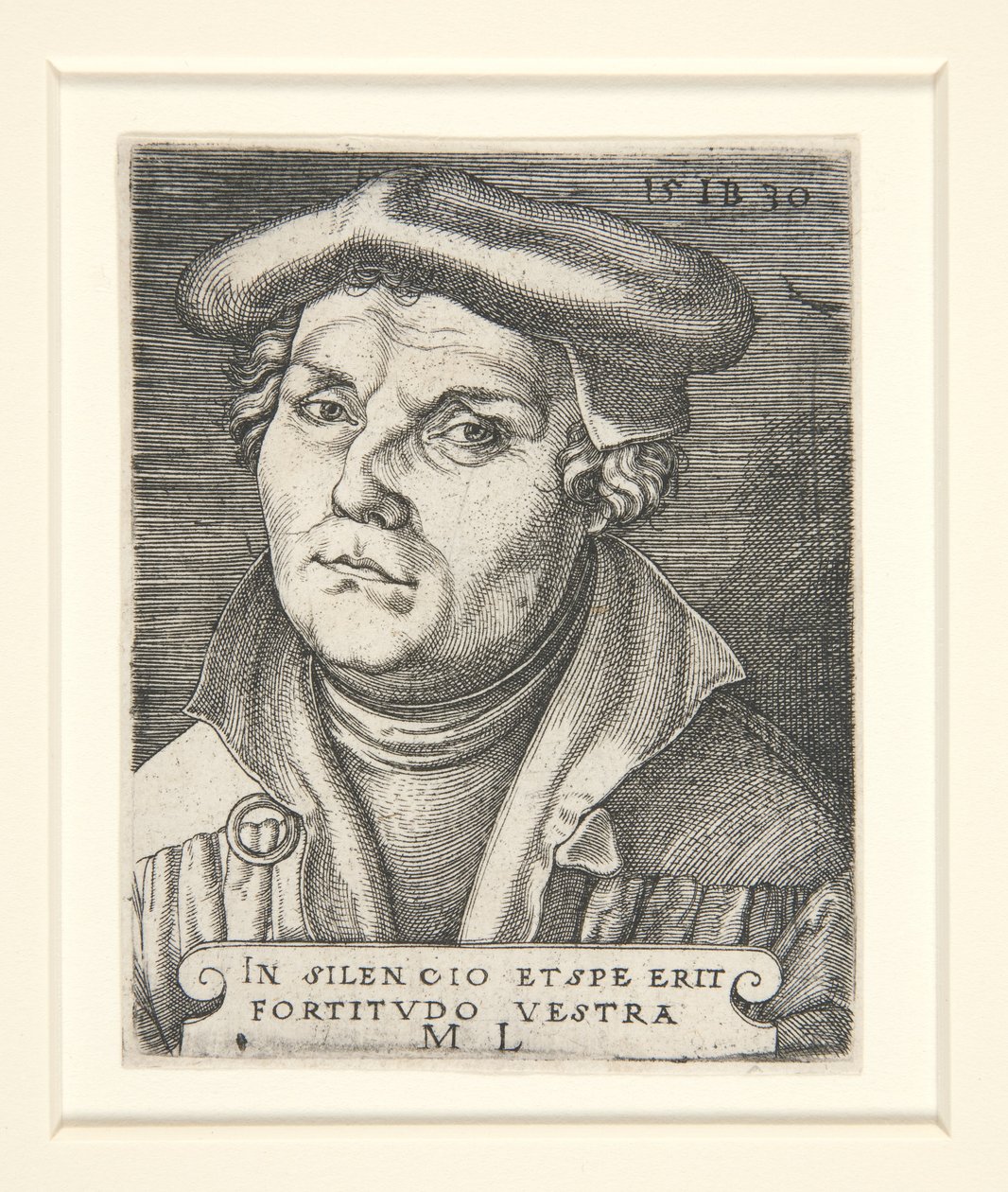 Portrait de Martin Luther - Italian School