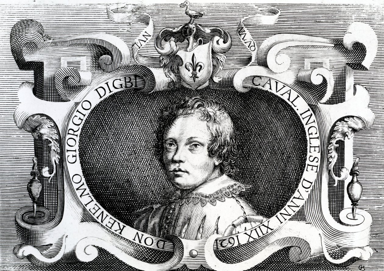 Portrait de Sir Kenelm Digby, 1621 - Italian School