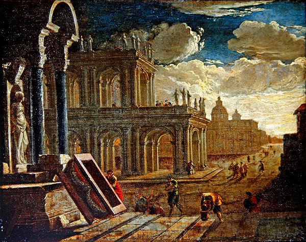 Monuments romains - Italian School