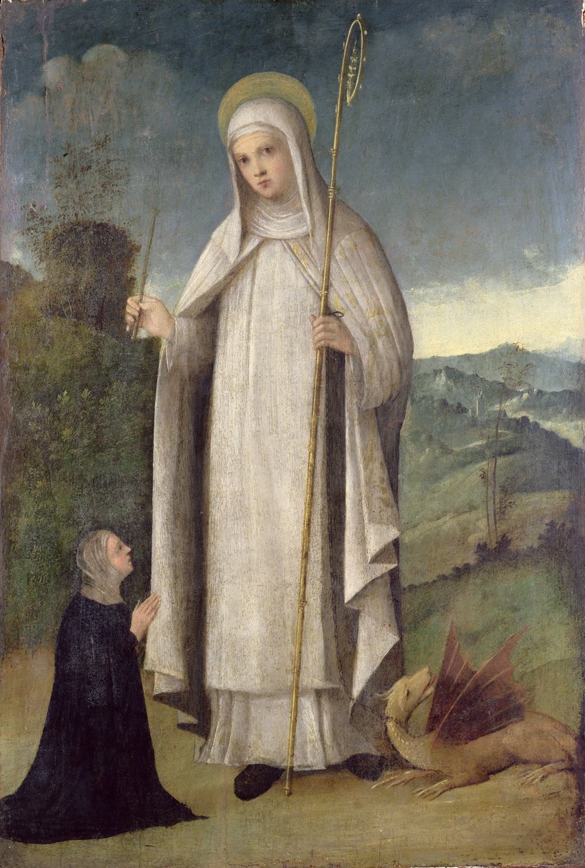 Sainte Marguerite, vers 1500 - Italian School