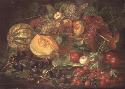 Nature morte de fruits - Italian School
