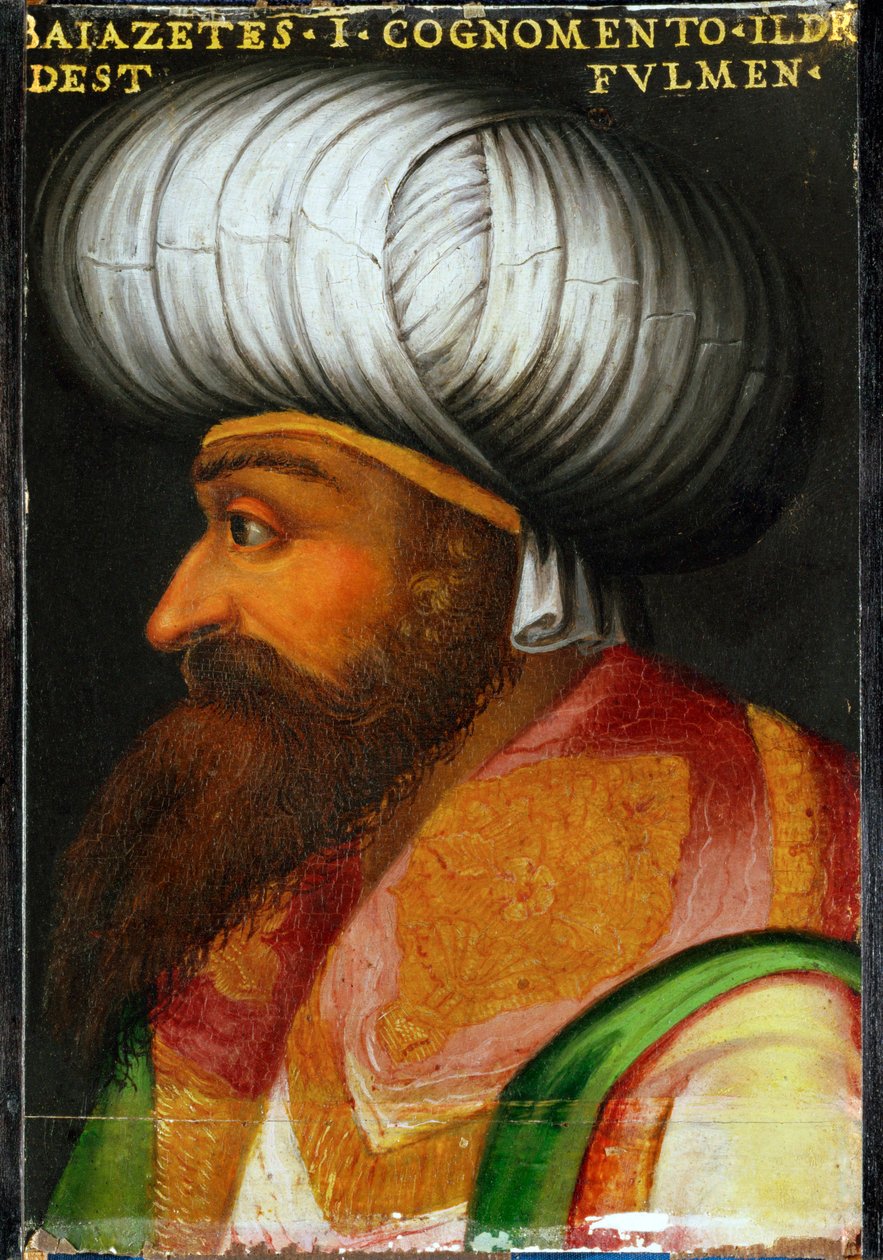 Sultan Bajezid I. Yldirim, règne 1389-1402 ... - Italian School