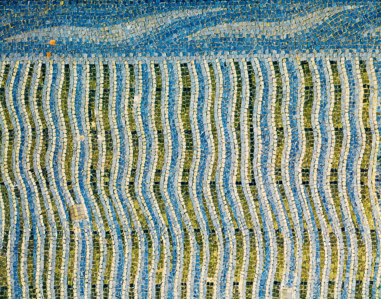 La grande pluie ... (mosaïque) - Italian School