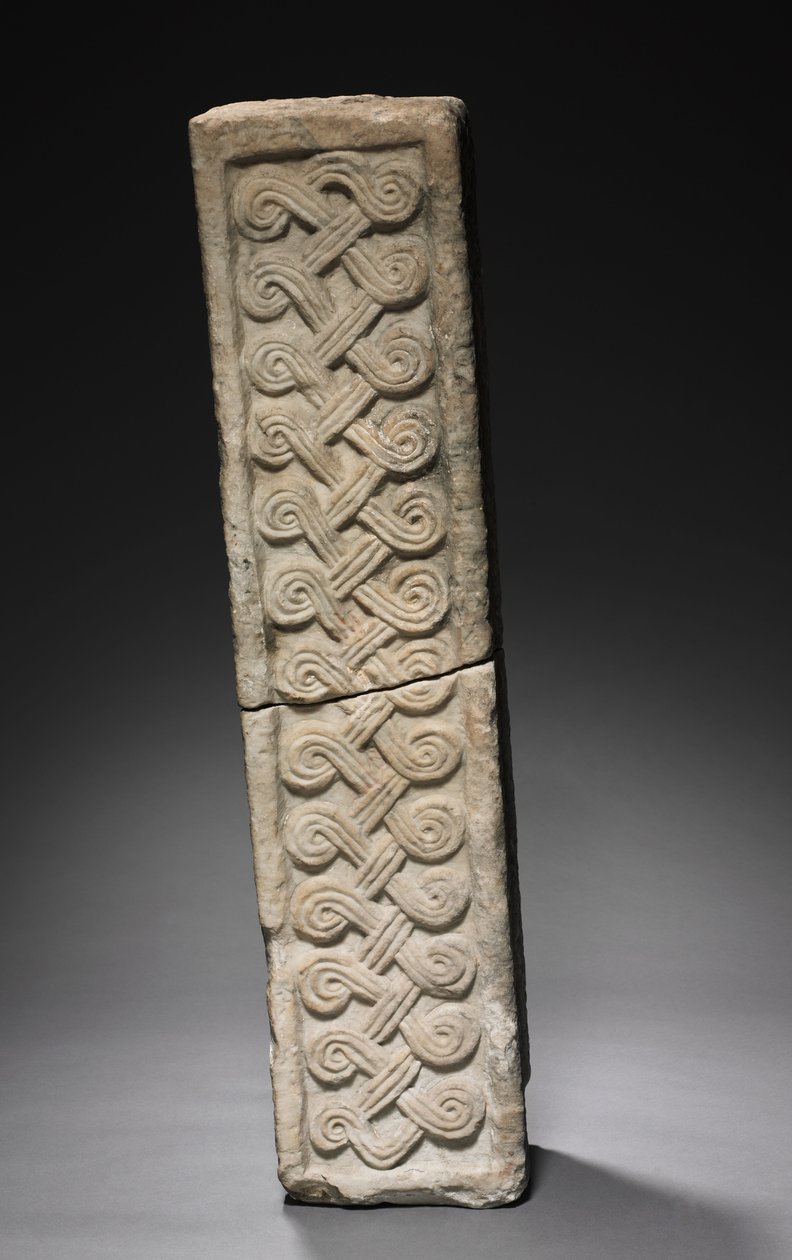 Poteau de transenne, lombard, 700s-800s - Italian School