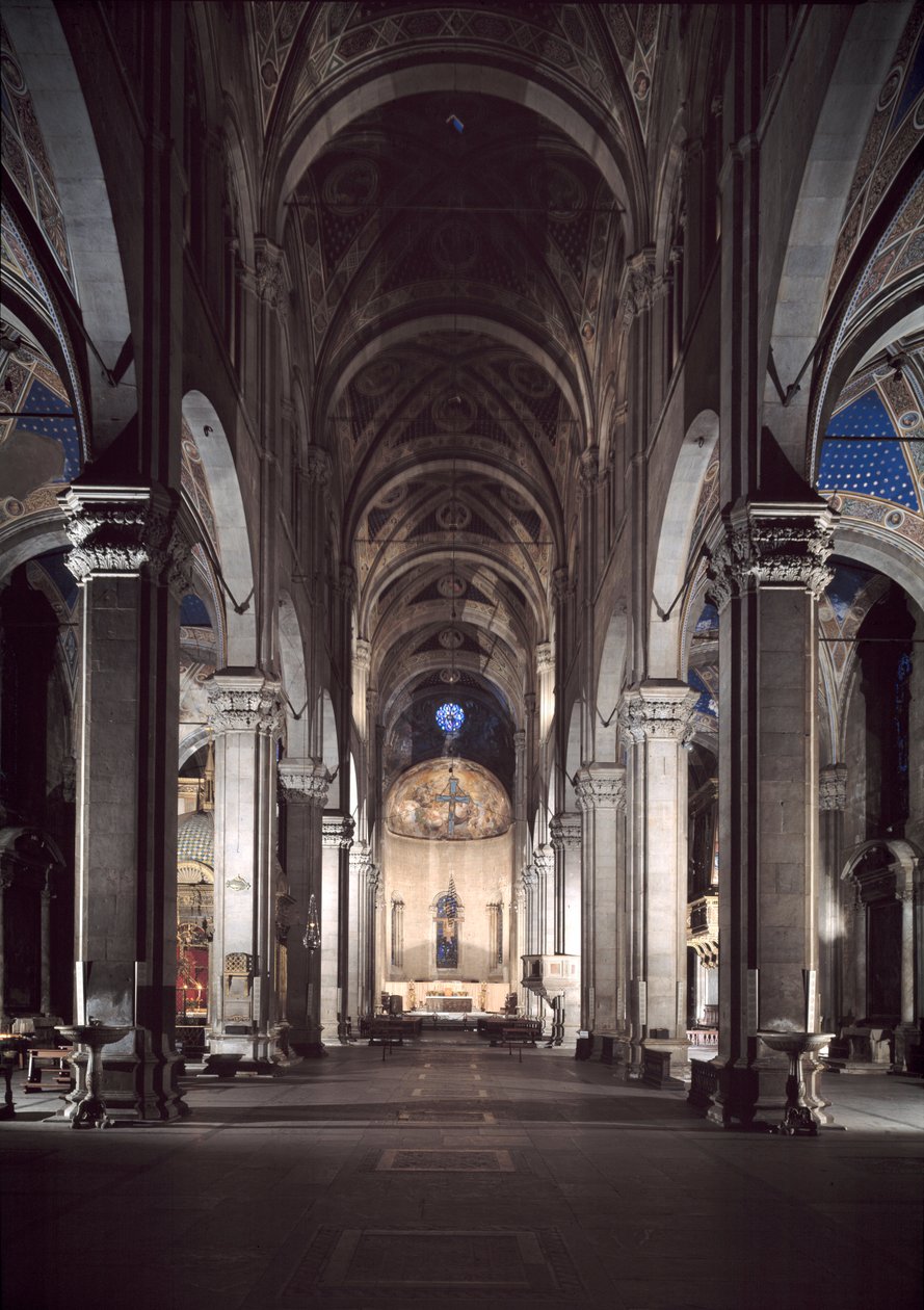 Vue de la cathédrale de Lucques - Italian School