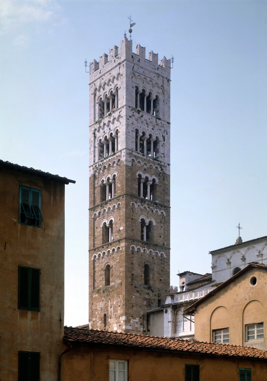 Vue du clocher - Italian School
