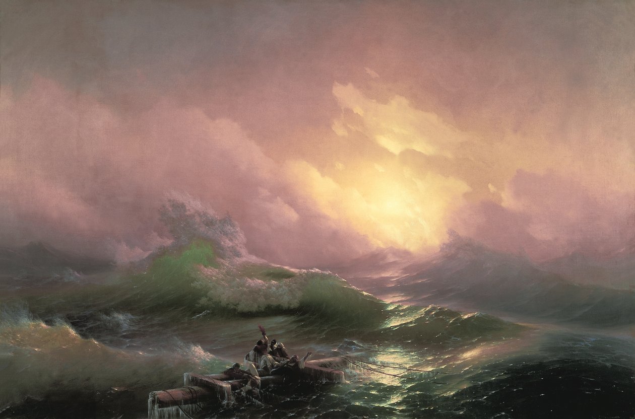 La neuvième vague - Ivan Konstantinovich Aivazovsky