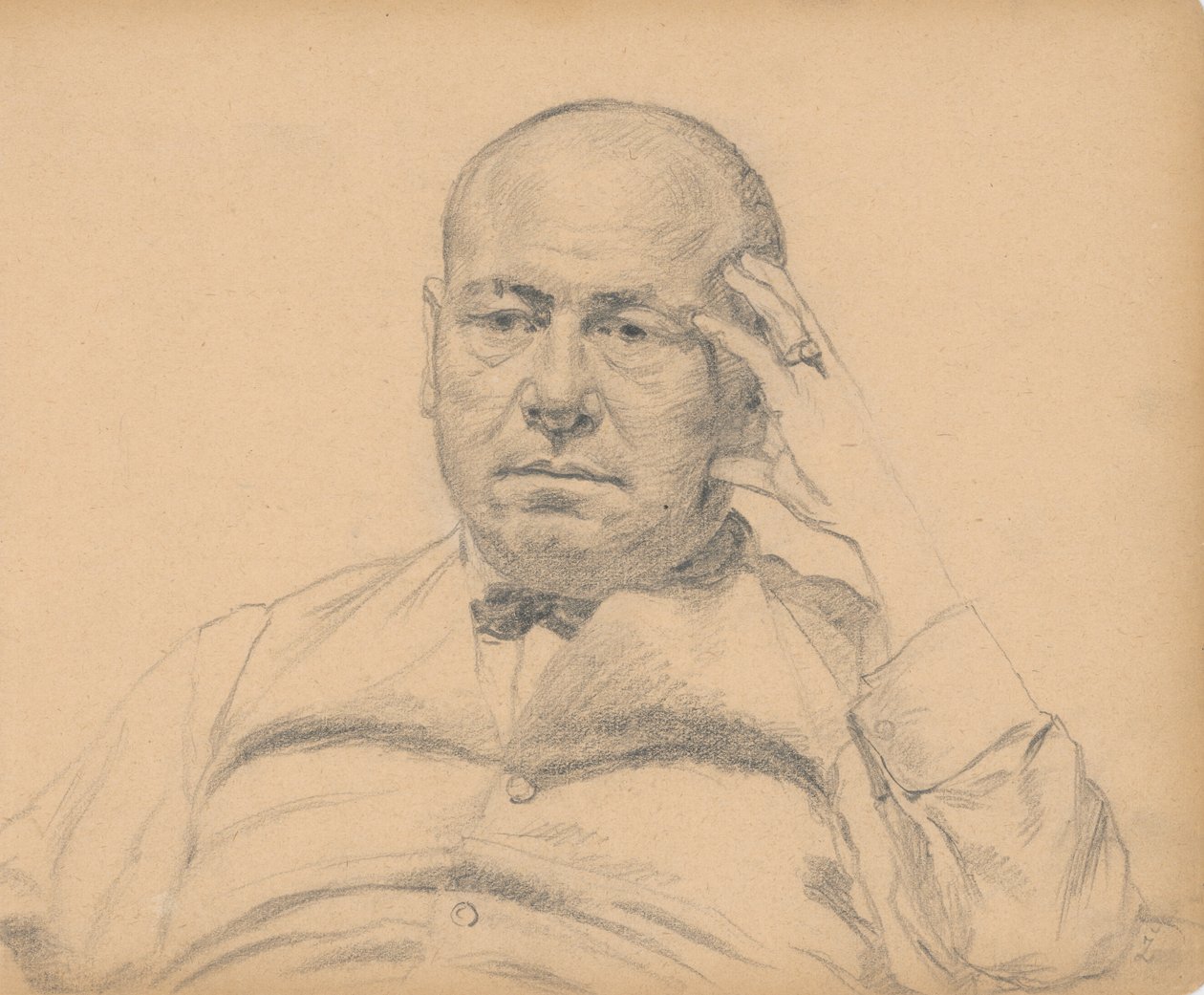 Homme soutenant sa tête - Ivan Zabota