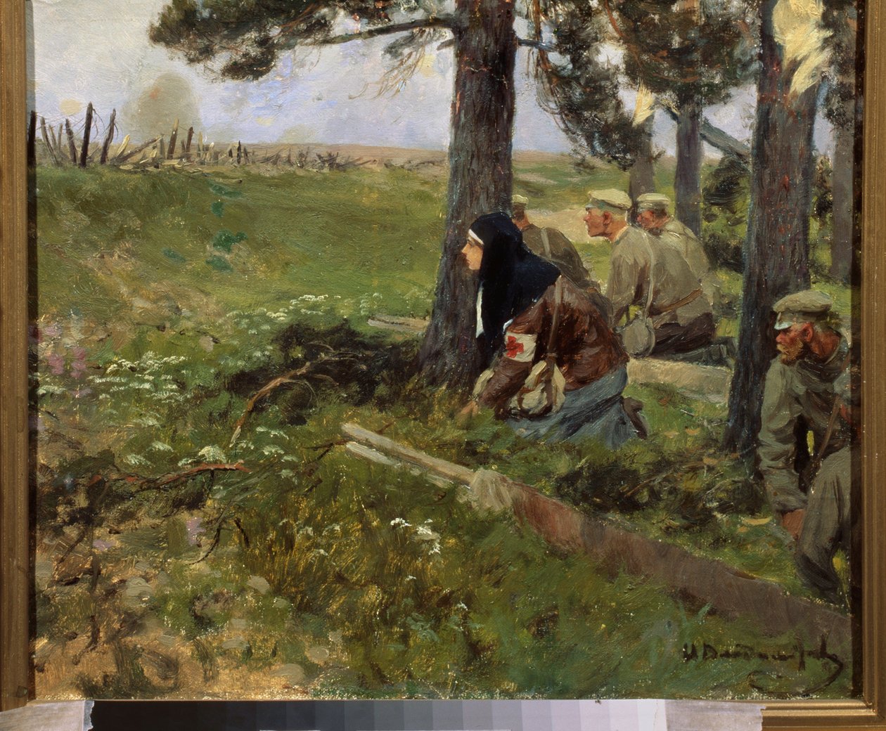 Une infirmière avec les troupes russes - Ivan Alexeyevich Vladimirov