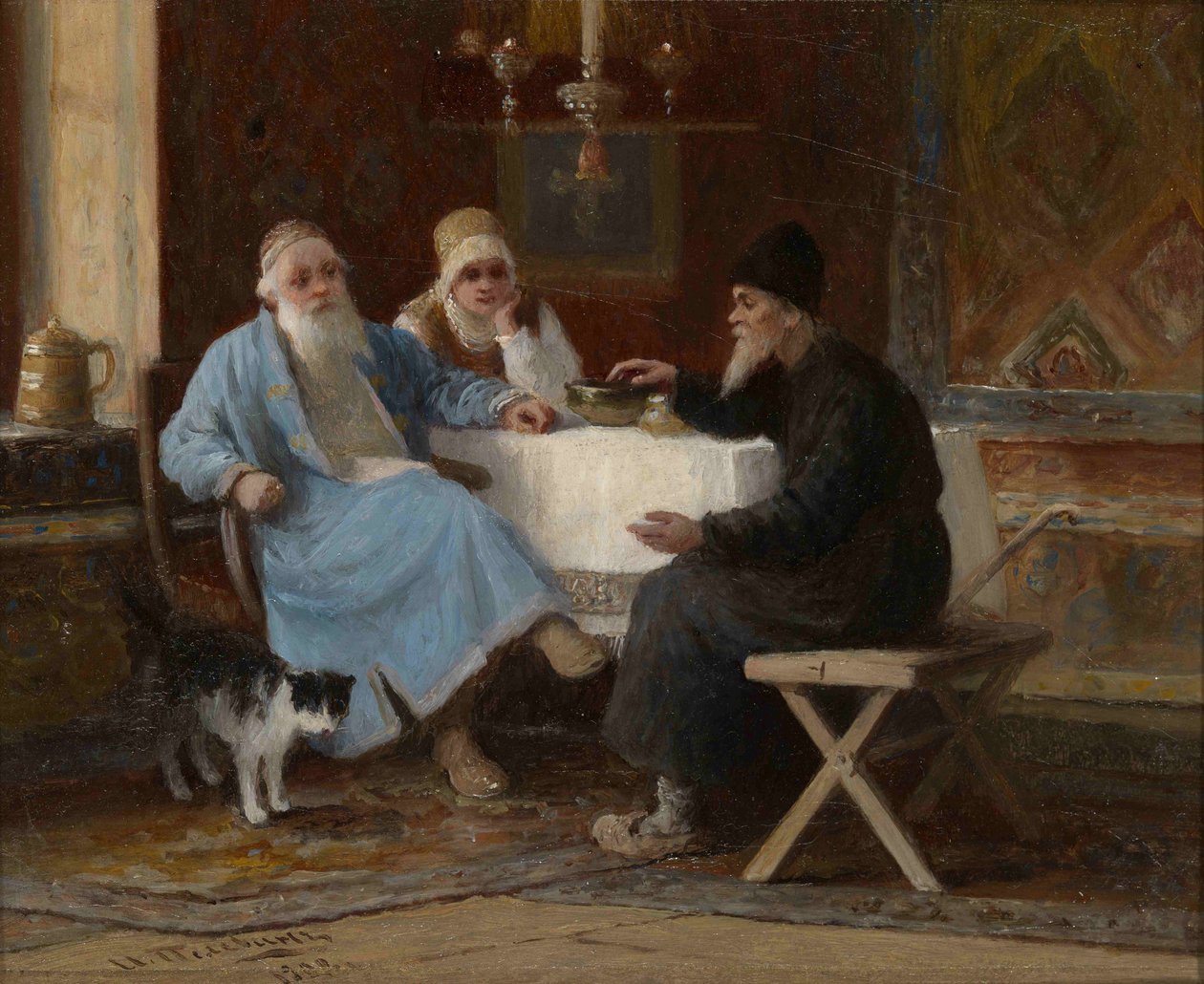 Conversation, 1909 - Ivan Andreyevich Pelevin