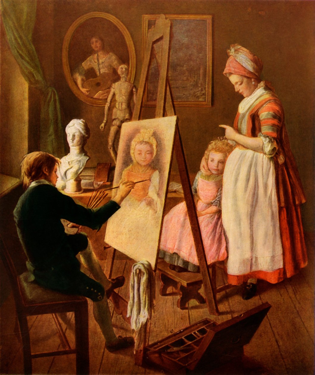 Le jeune peintre, années 1760, 1965 - Ivan Ivanovic Firsov