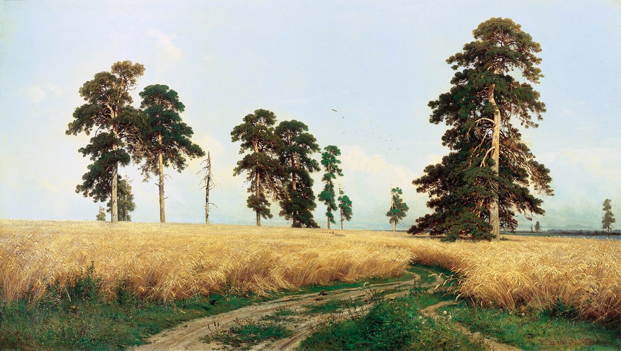 Champ de seigle, 1878 - Ivan Ivanovich Shishkin